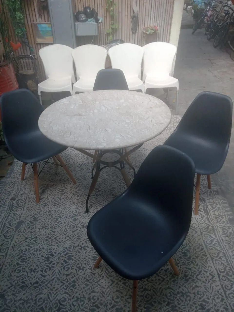 Mesa de mármore 4 lugares - Foto 3