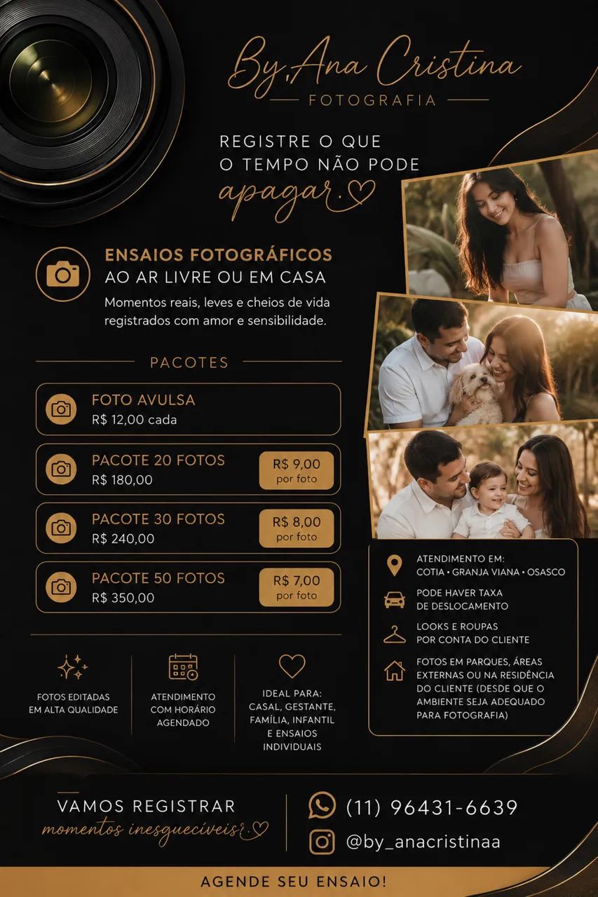 Ensaio fotográfico acessível 