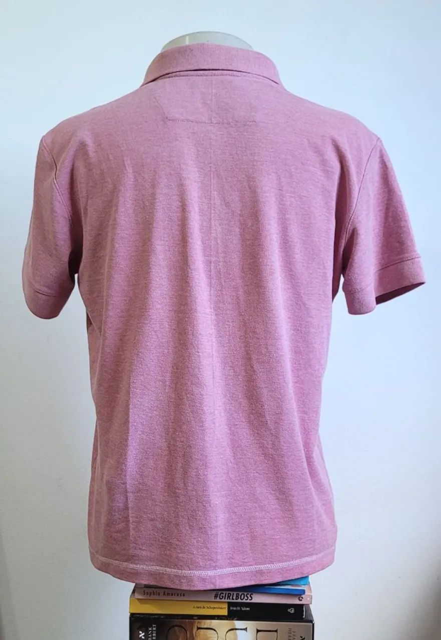 Camisa Polo Goiaba Tam M - Foto 5