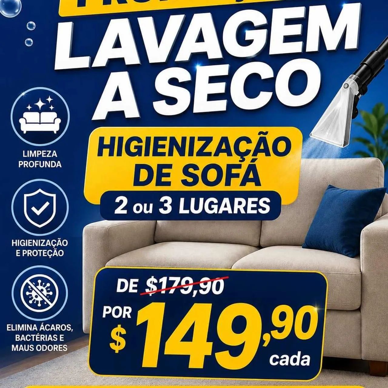 Lavagem a seco sofá  - Foto 3