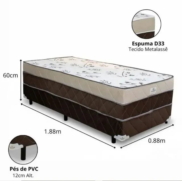 Cama Box Solteiro Ortobello D33  - Foto 3