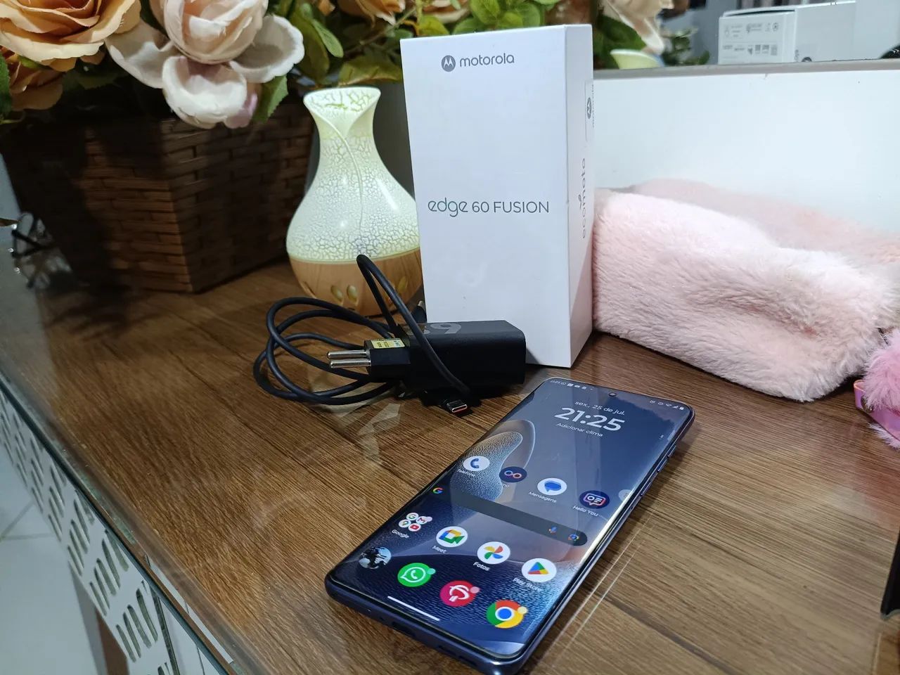 Motorola Edge 60 Fusion Com caixa e nota fiscal único dono