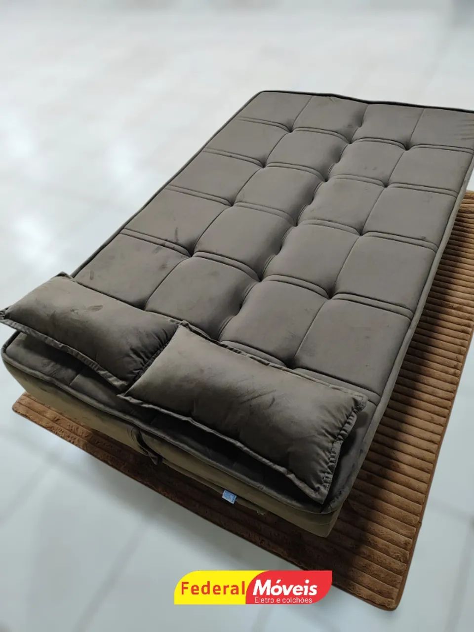 Sofá Cama 1,88m Veludo - Oferta! - Foto 2