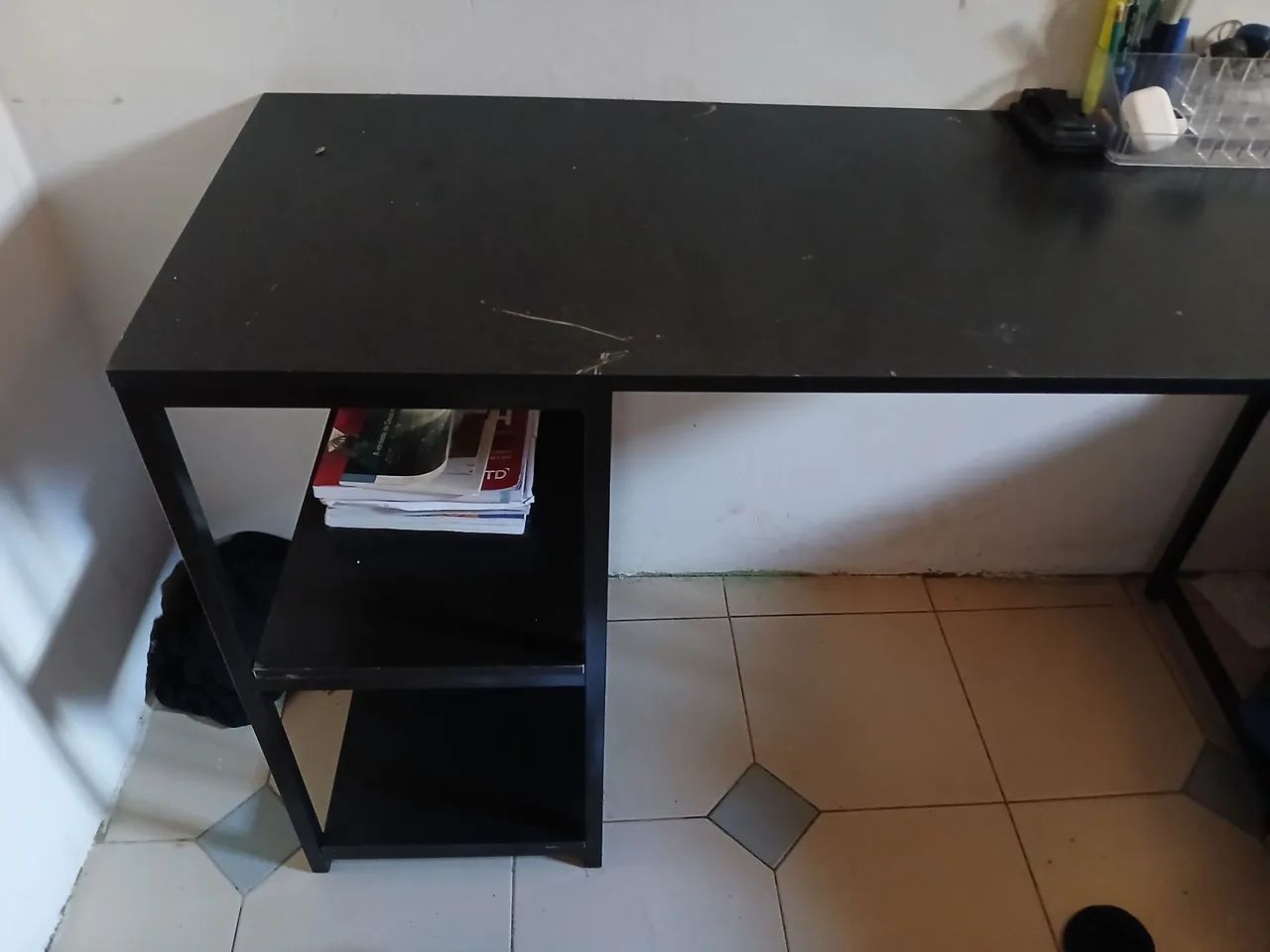 Escrivania preta mesa de computador  - Foto 3