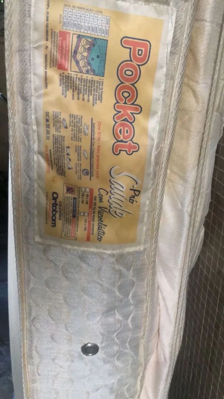 Colchao casal pillow top Nasa