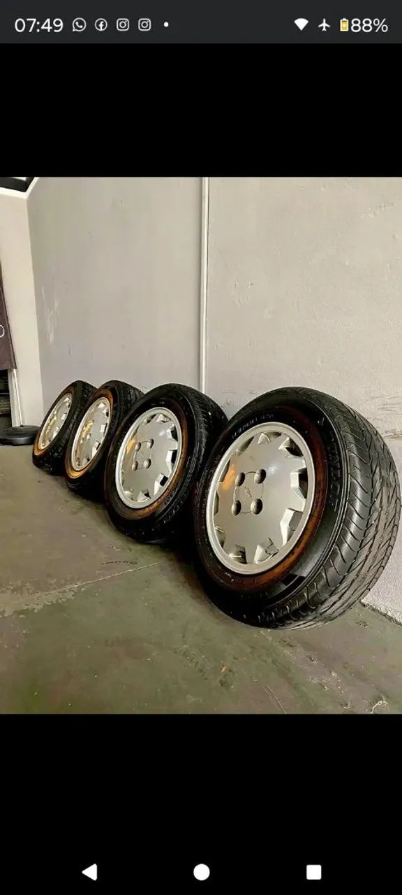 Rodas originais Kadett lindas - Foto 2