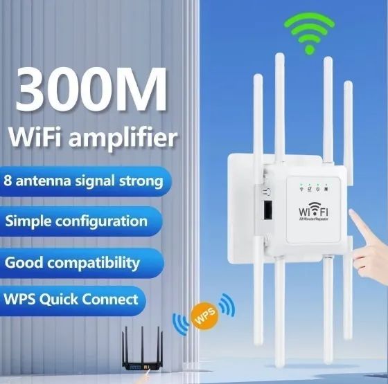 Repetidor de sinal WiFi - 300 Mbps 8antenas - Foto 3