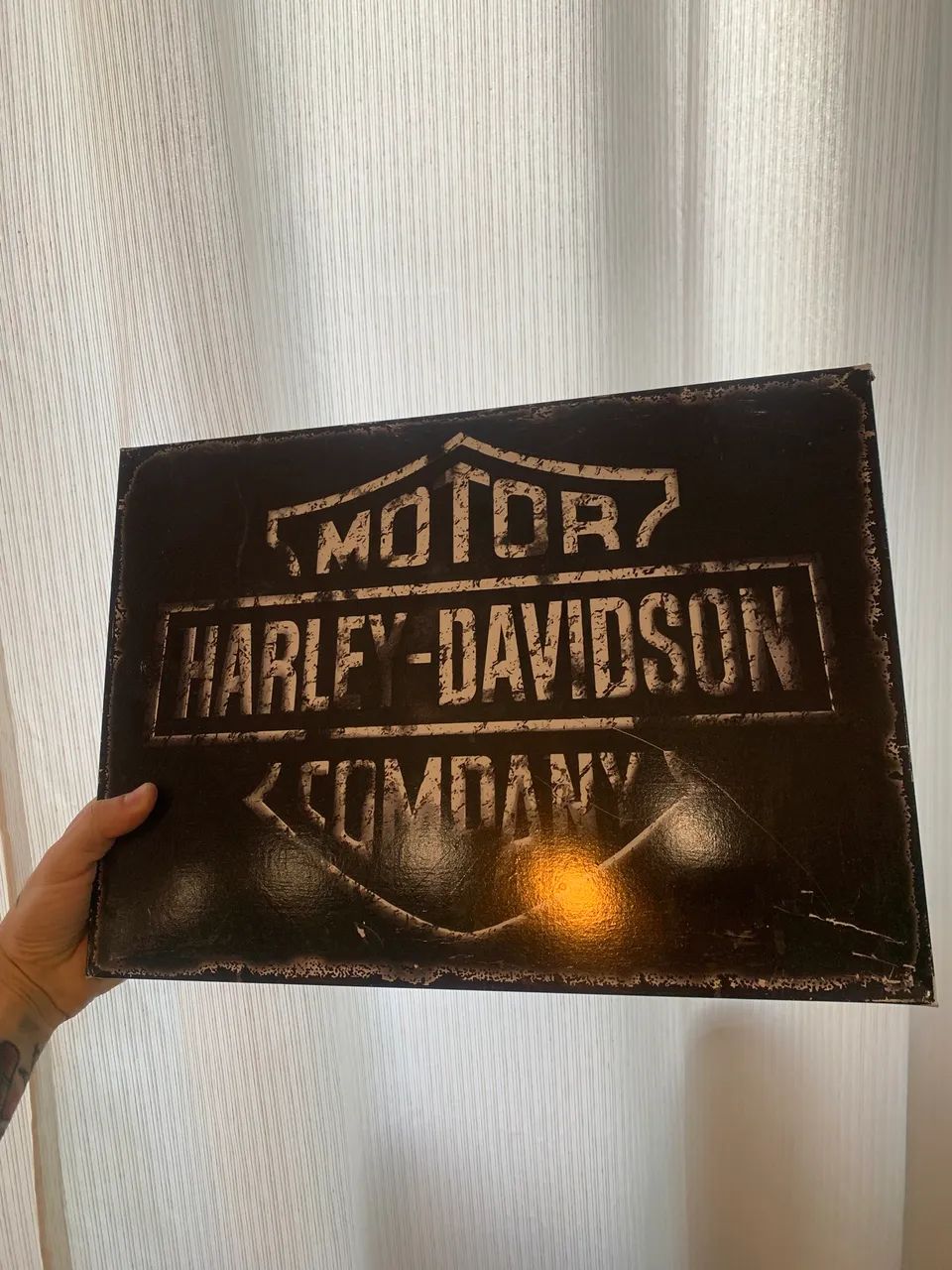 Placa decorativa Harley Davidson Metal - Foto 2