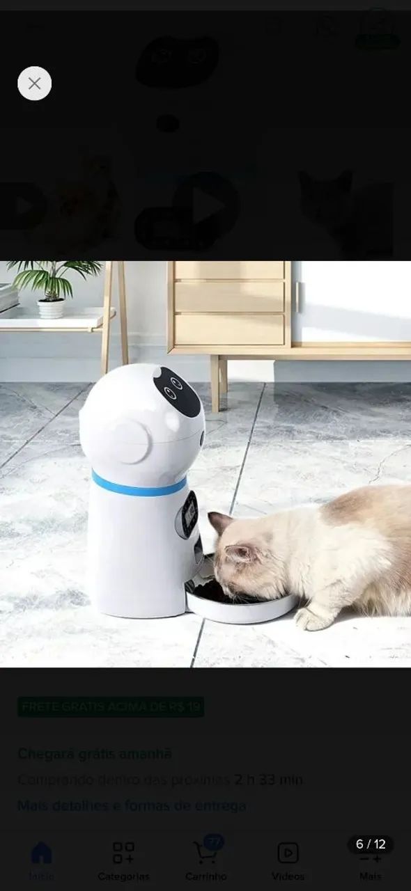  Comedouro automático  inteligente  - Foto 2