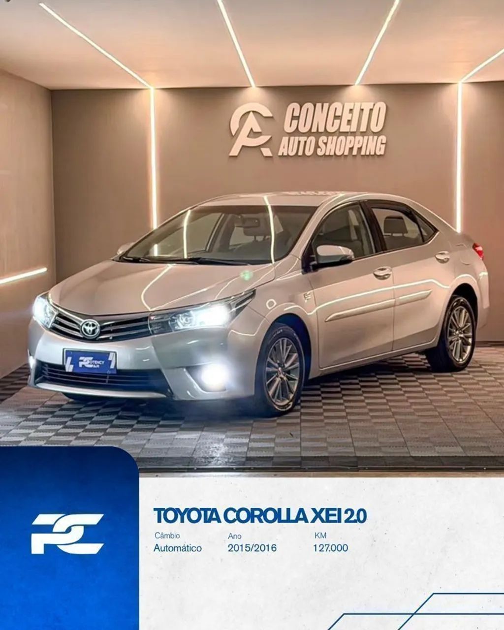 Toyota Corolla XEI 2.0 Flex 16V Aut. 2016