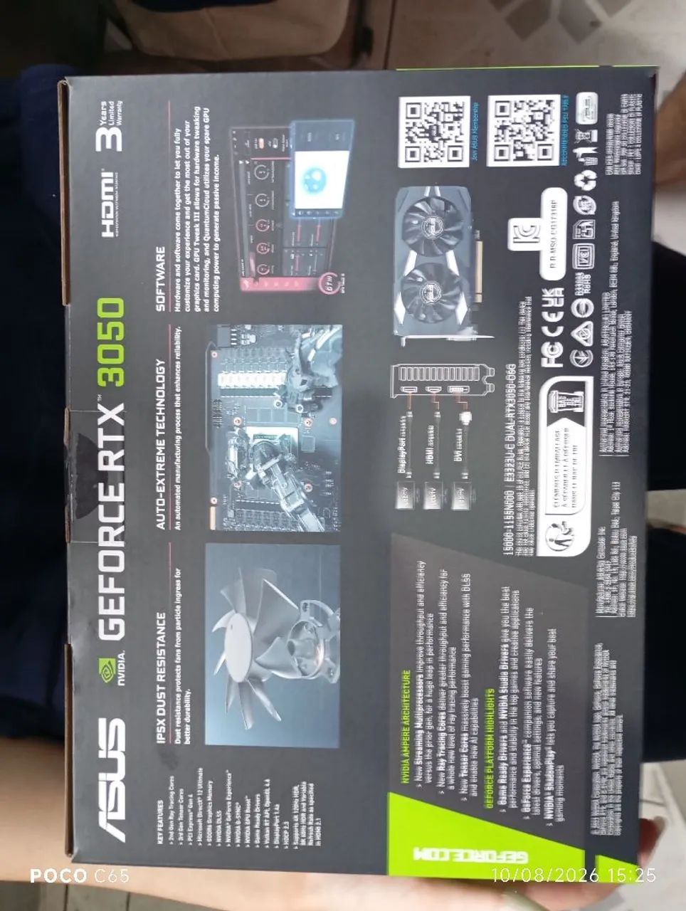 RTX 3050 6GB NOVA!!!! - Foto 3