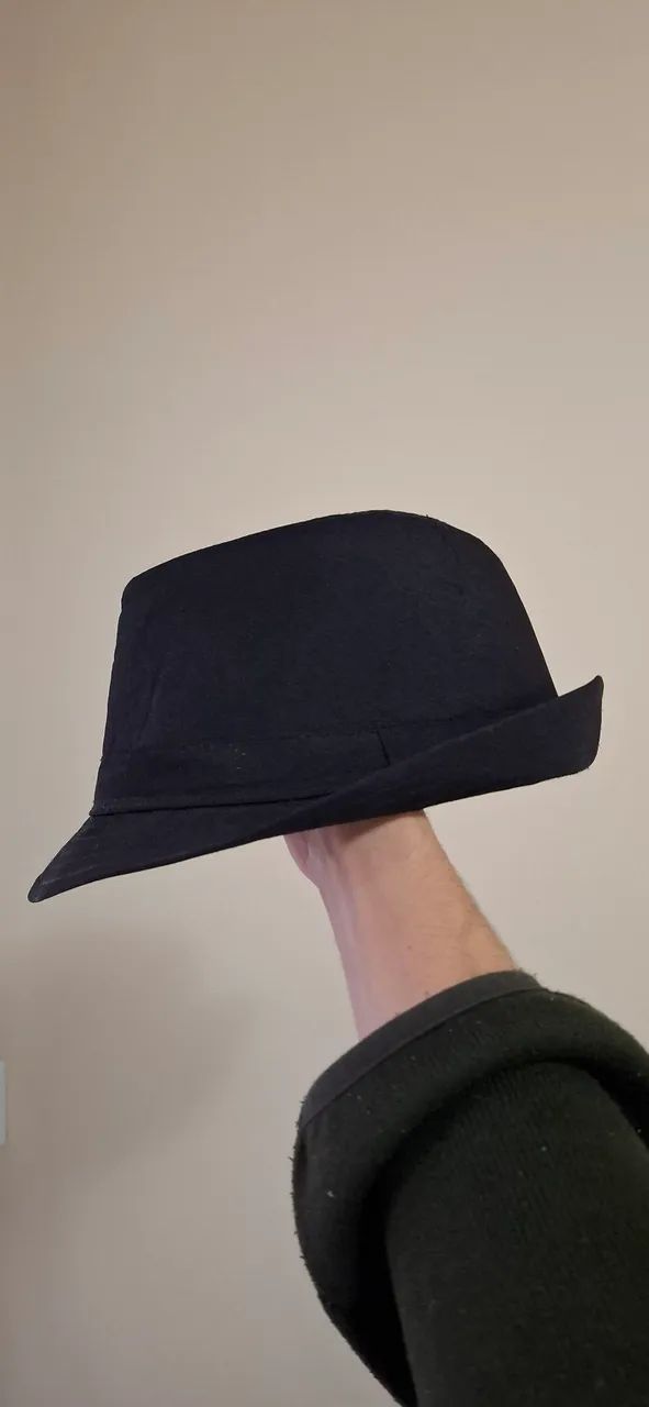 Chapéu Fedora Gângster Preto MOMO New York (importado) - Foto 3