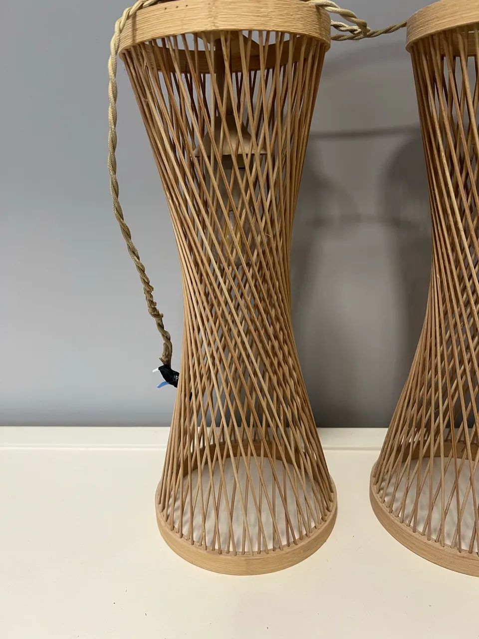 Luminárias / pendentes em fibras ( vendo troco ) - Foto 5