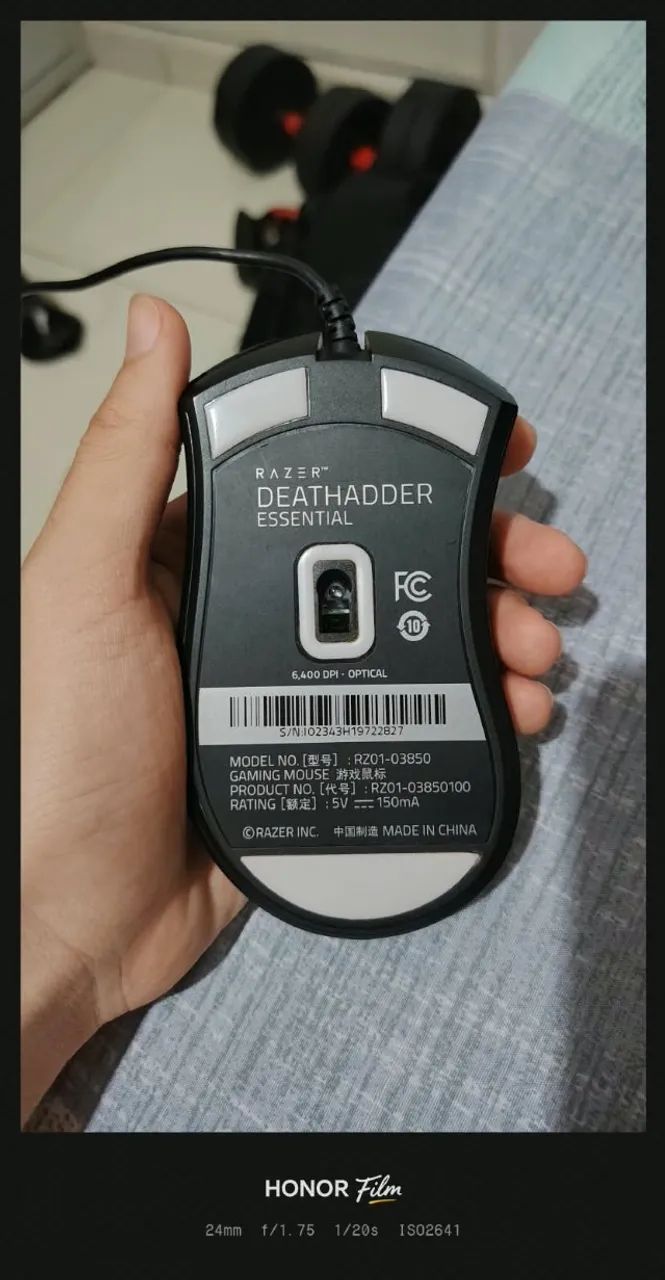 Mouse razer deathaddert essencial - Foto 3