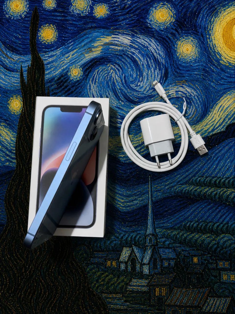IPHONE 14 256GB AZUL TODO ORIGINAL - Celulares e Smartphones