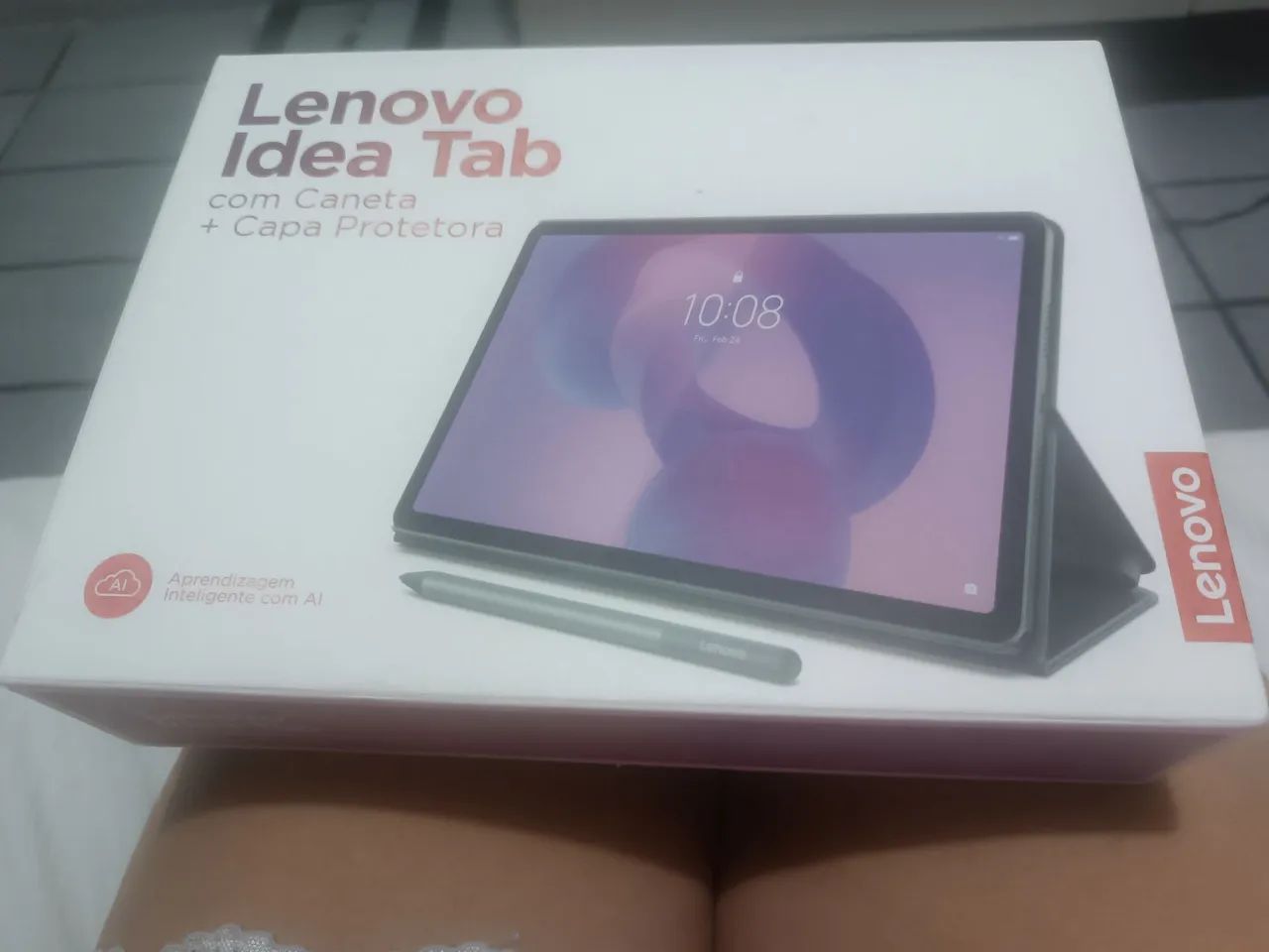 Tablet com Caneta e Capa