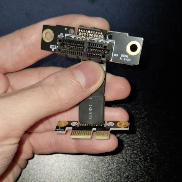 Cabo Riser PCIE 3.0 x1 5cm - Foto 2