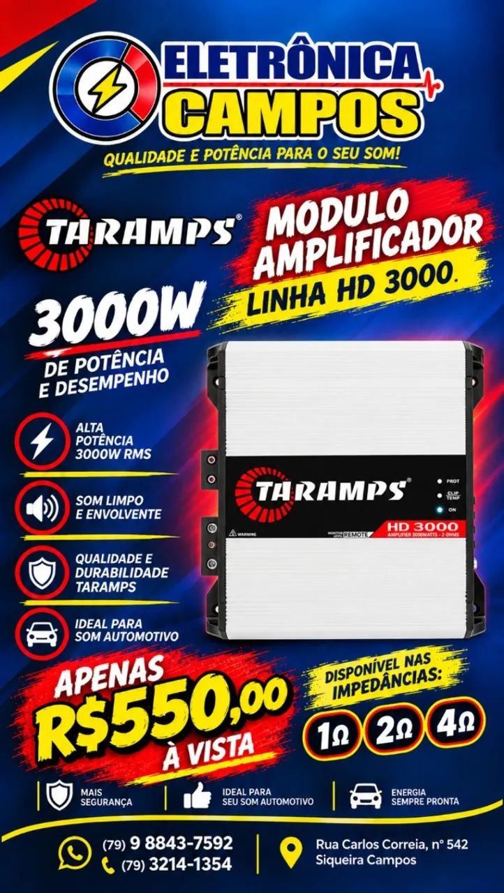 AMPLIFICADOR HD 3000.1