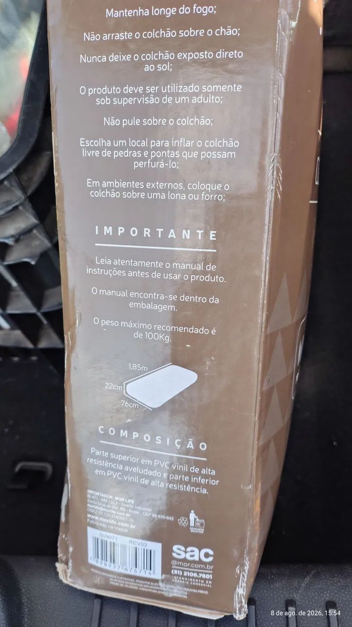 Colchão inflável 