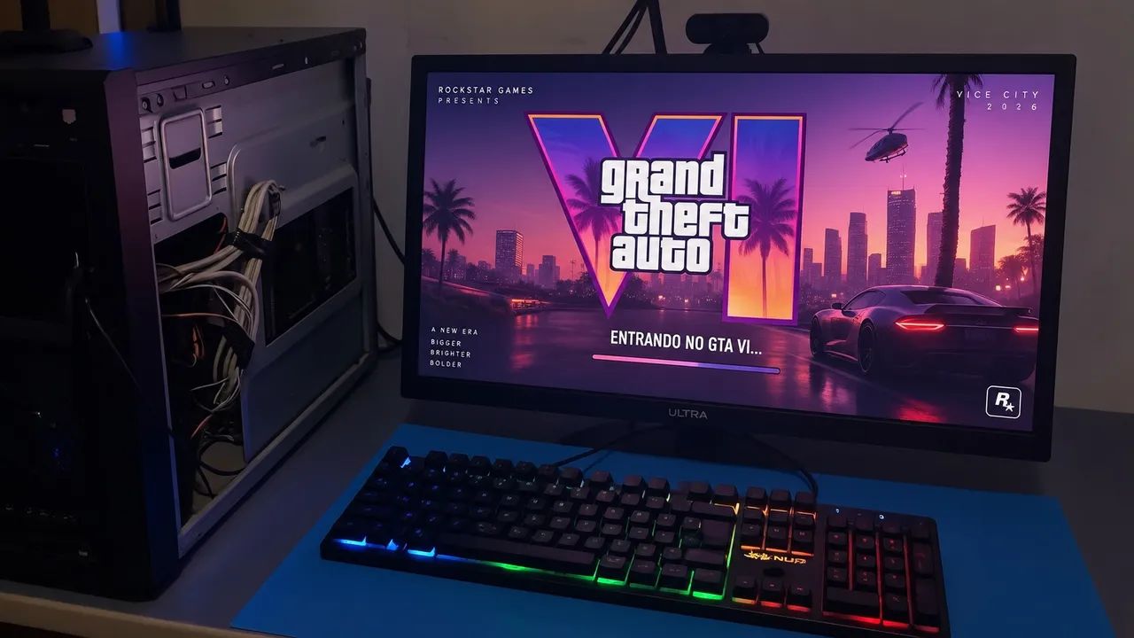 PC Gamer Simples e Potente - Intel Core i3 | RX 580 8GB | 8GB RAM - Foto 3