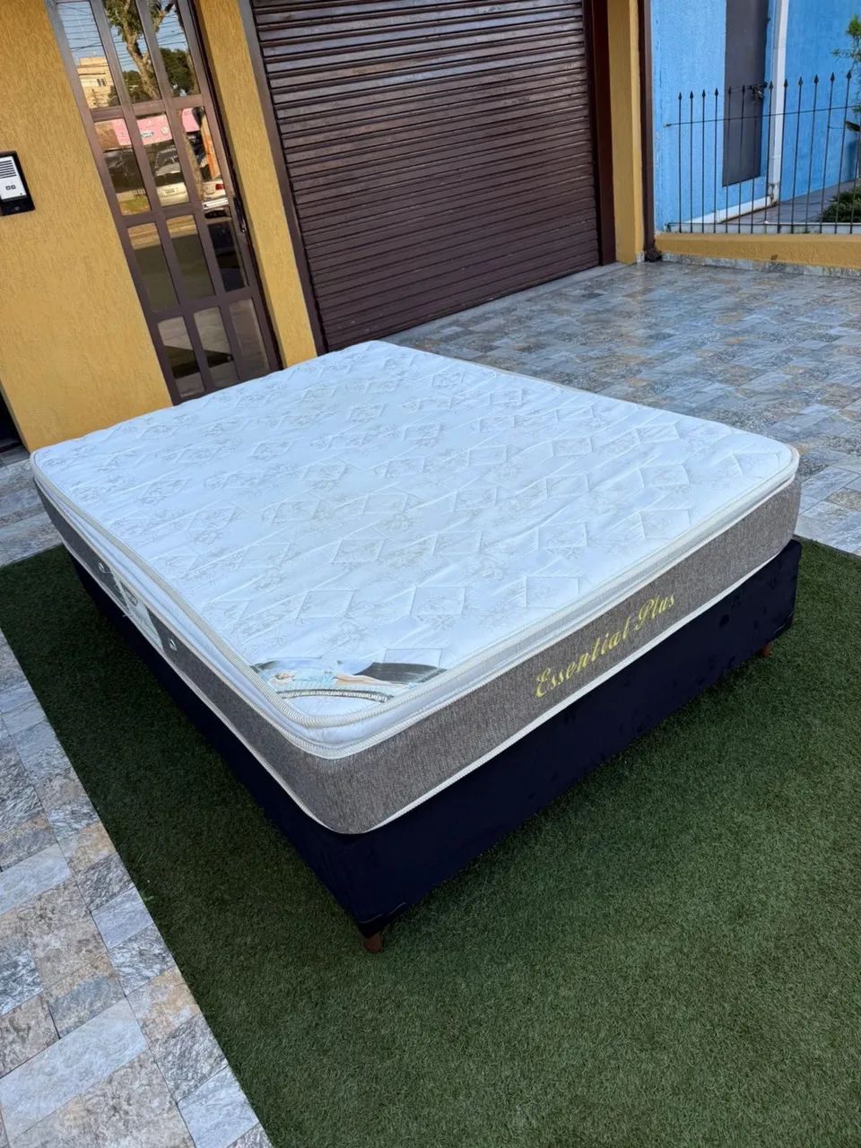 Cama box Casal HERVAL COM COLCHÃO TOP - Entregamos! 