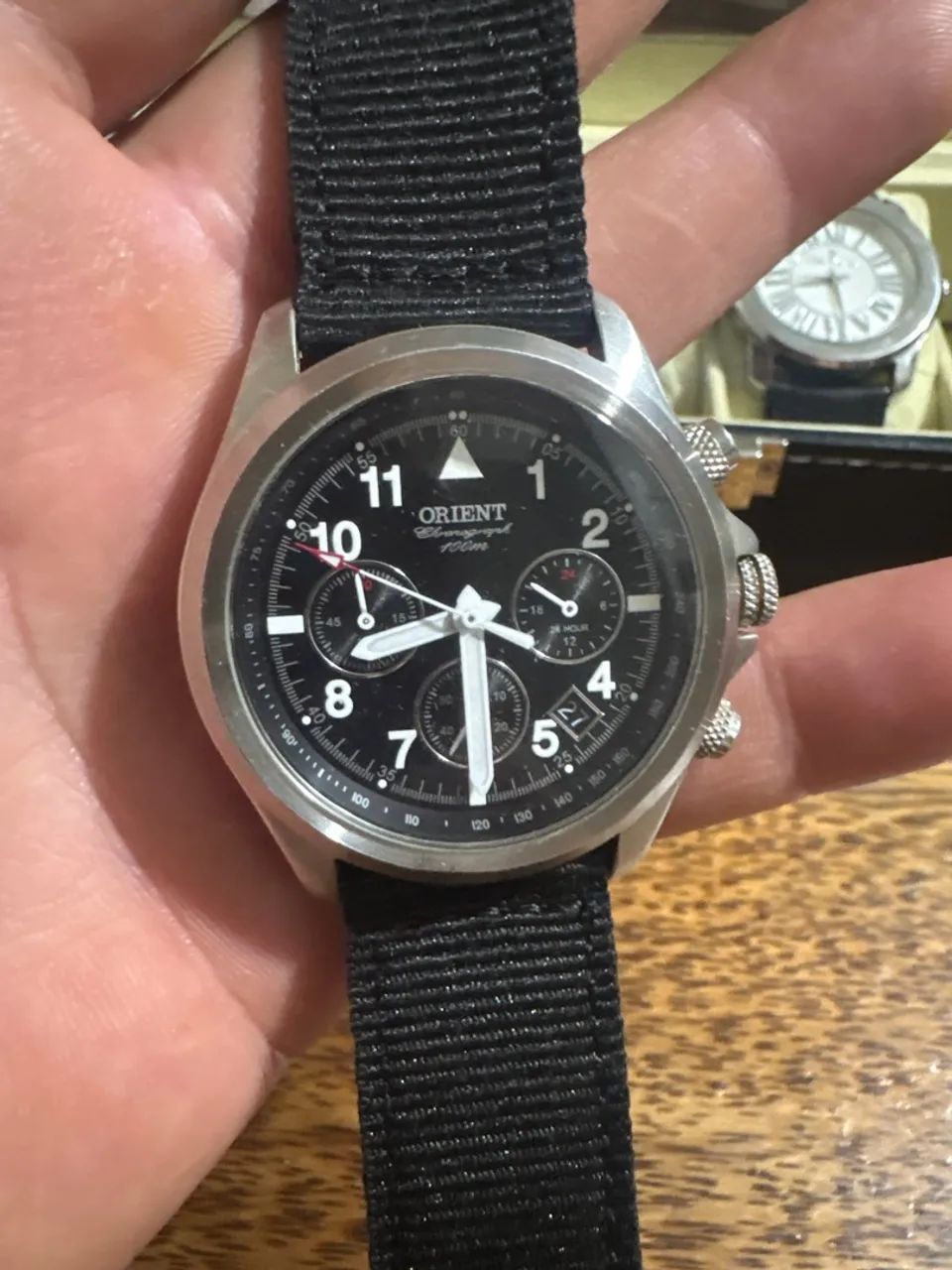 Relógio orient cronógrafo  42 mm - Foto 4
