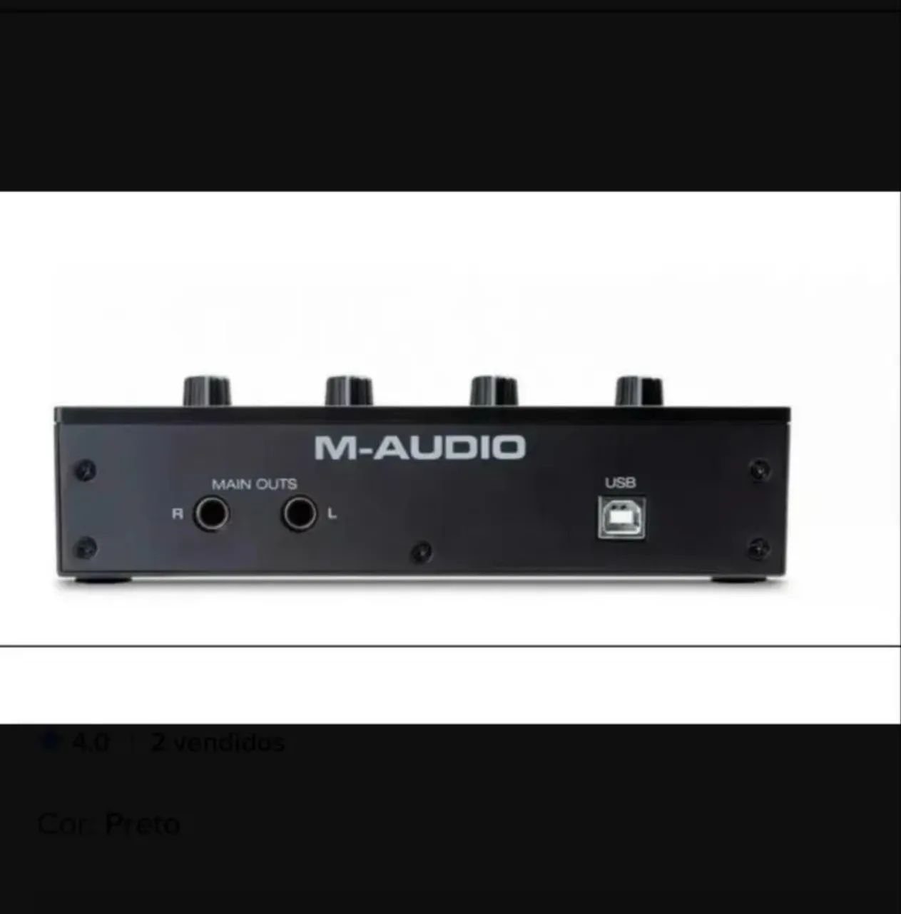 INTERFACE DE ÁUDIO MAUDIO TRACK2 2 CANAIS  - Foto 2