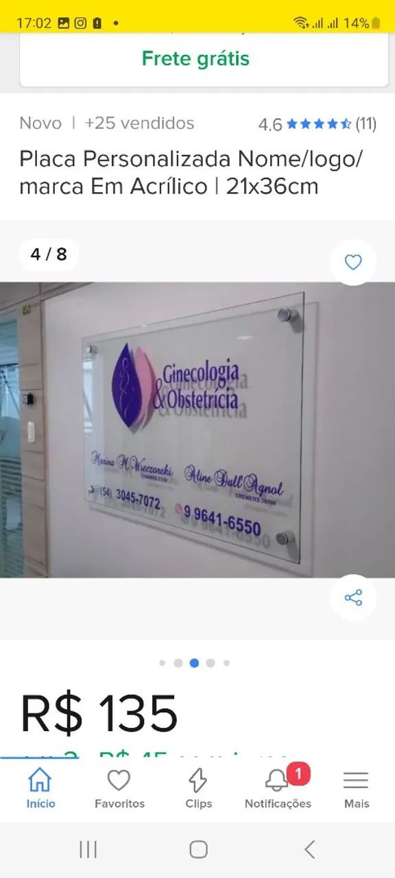 Placa de vidro faixada de condomínio e escritório  - Foto 4