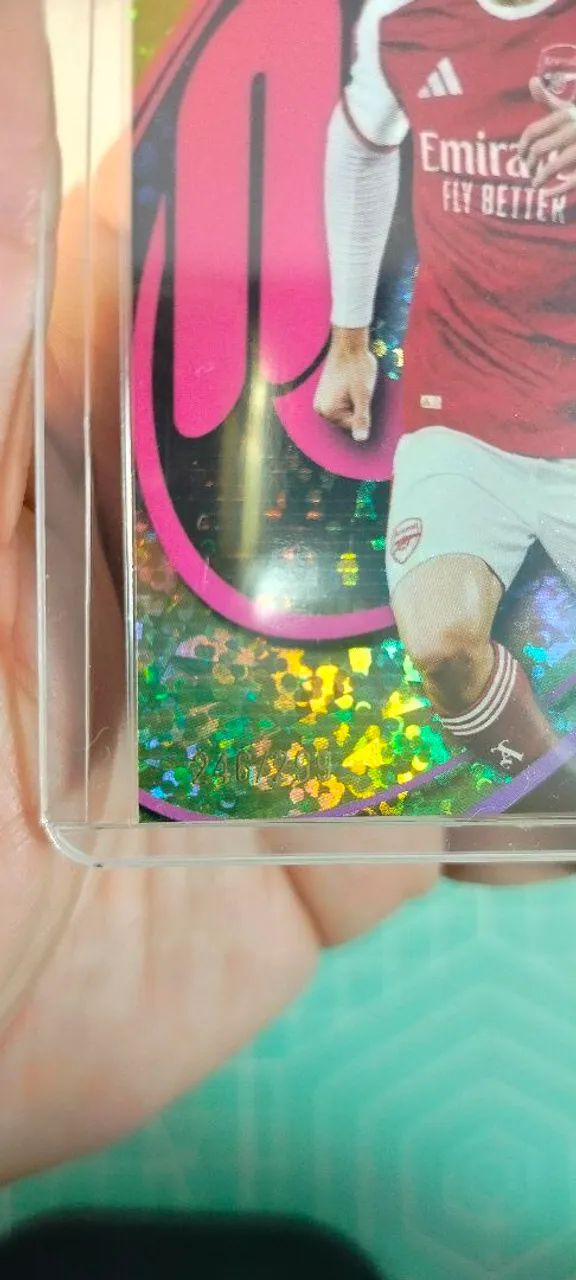 Card Gabriel Martinelli - Generation Now Yellow Sparkle NUMERADA - Foto 5