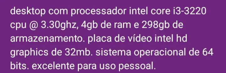 Desktop Core i3  - Foto 3
