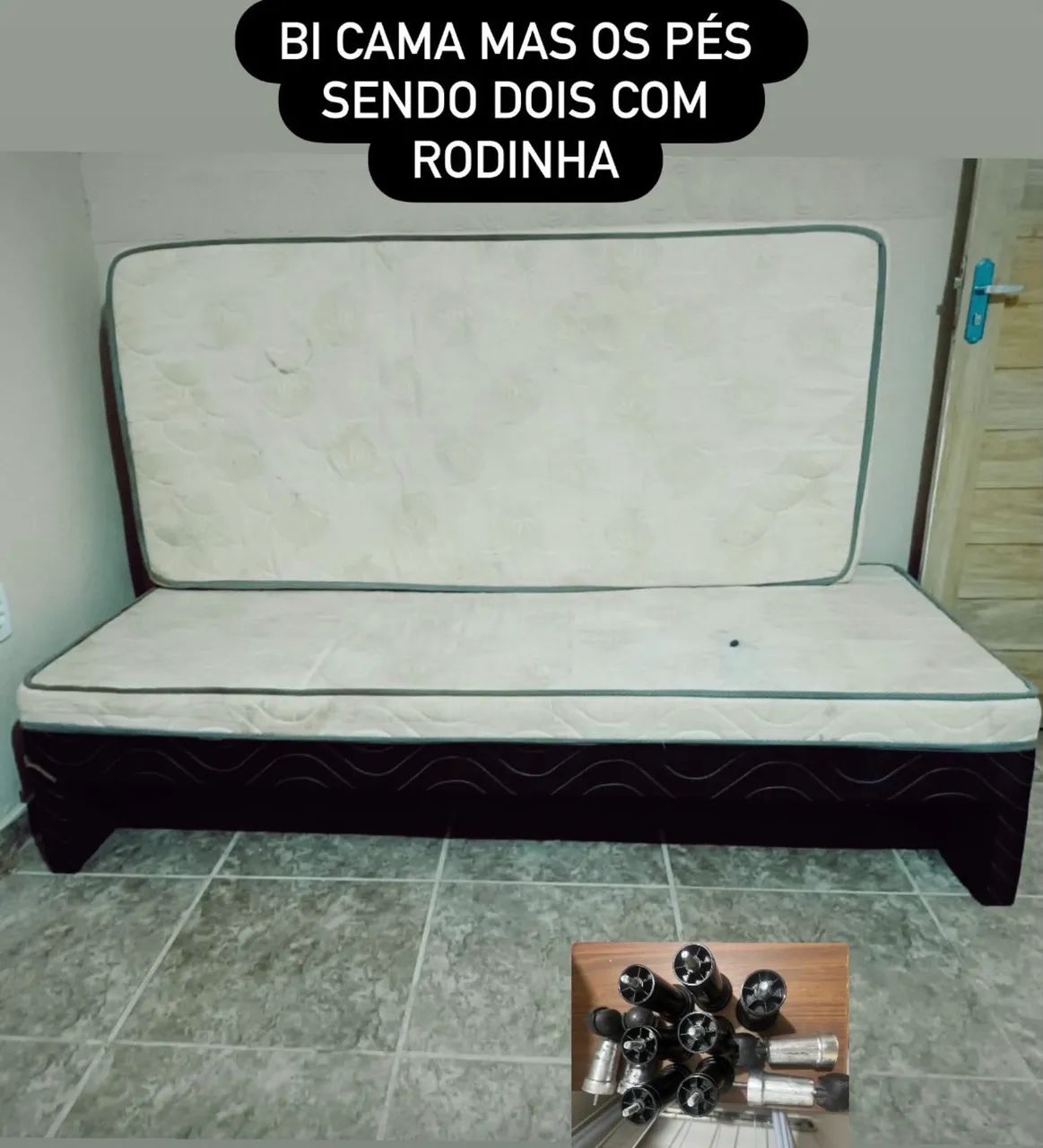 Bicama solteiro.