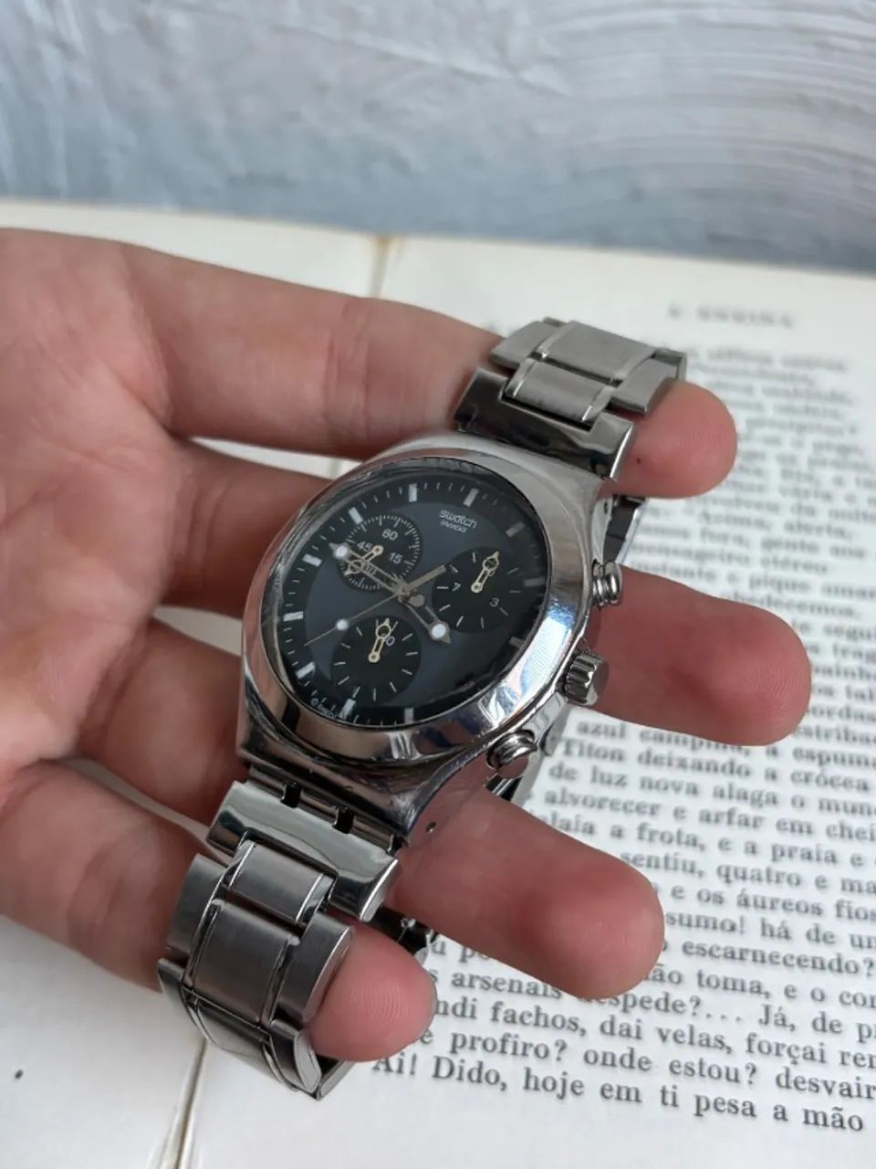 relogio swatch chronograph original - Foto 2