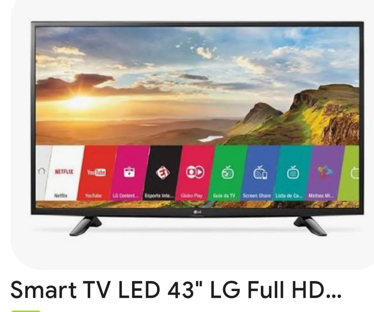 Tv Lg 43 Polegadas Smart TV LG 43 polegadas pra Gamer - TVs - Realengo, Rio de Janeiro ...