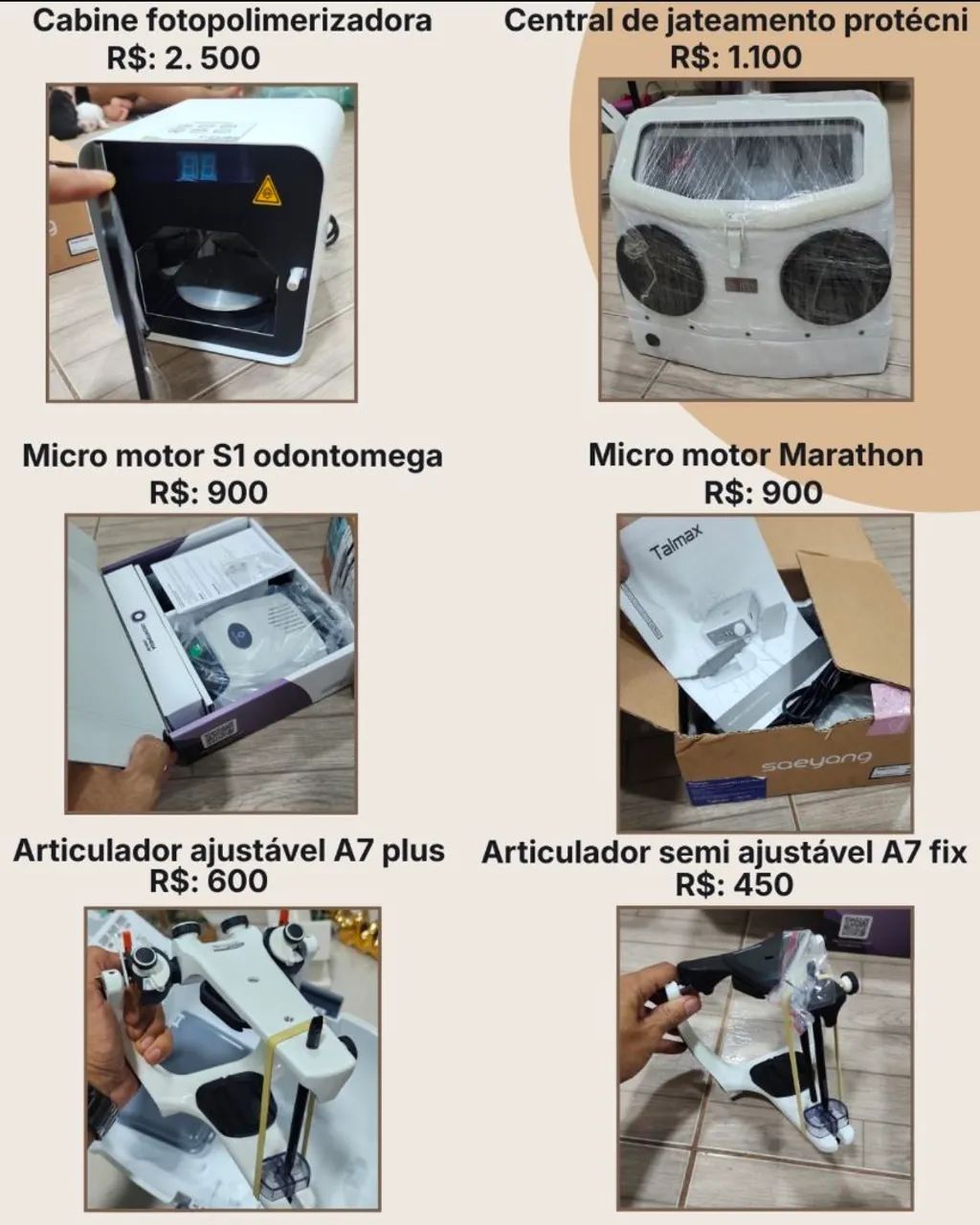 Equipamentos Prótese Dentaria 