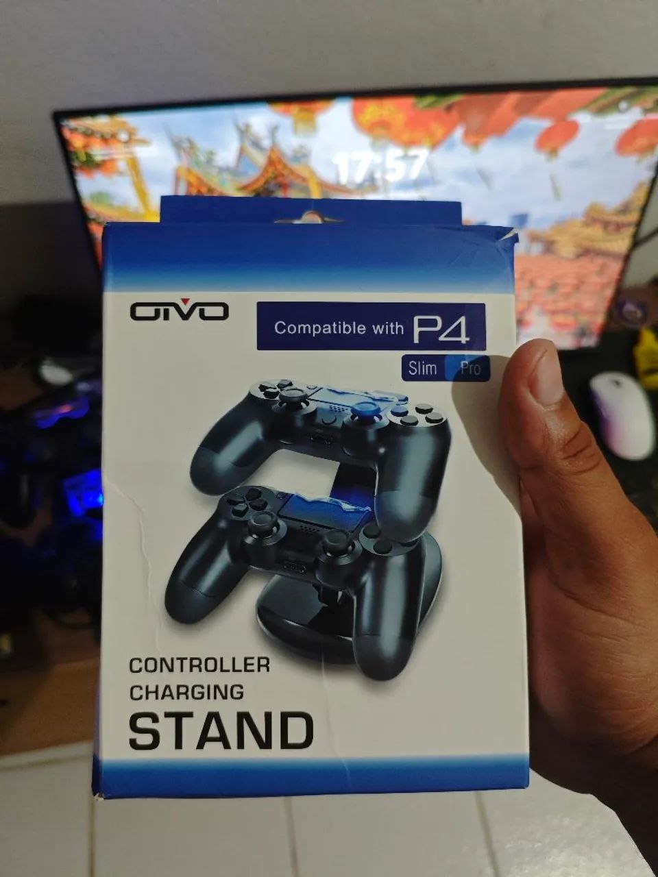 Base carregadora para controle de ps4