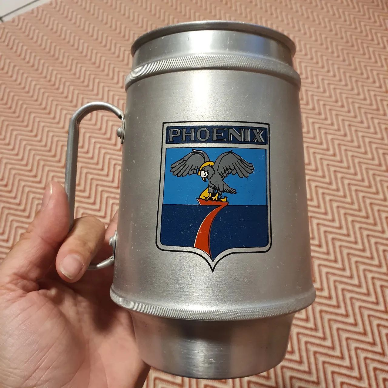 Caneca Metalica de chopp com isolamento térmico 1970 a 2000