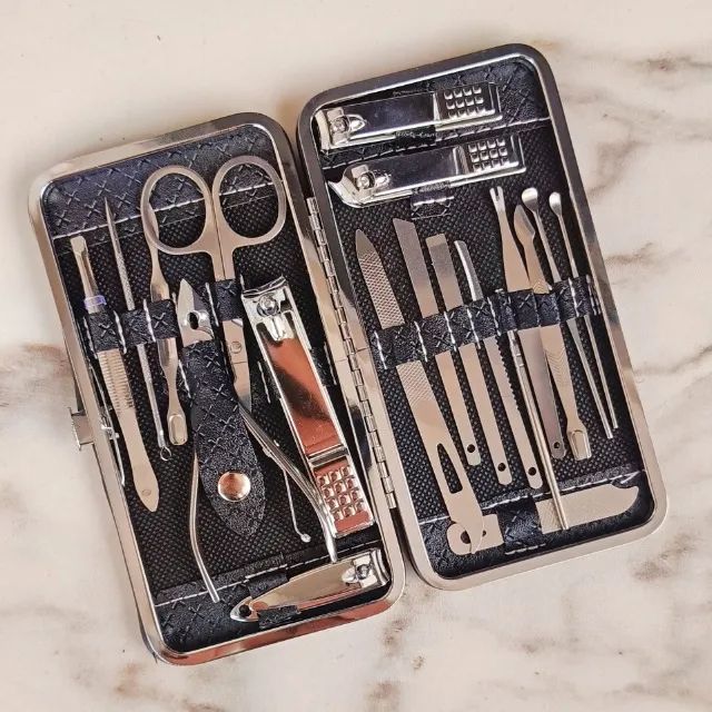 Kit Manicure 19 peças com Estojo - Foto 5