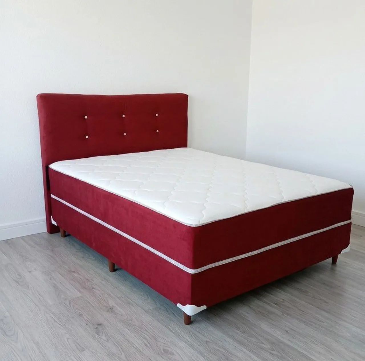 Cama box casal completa 