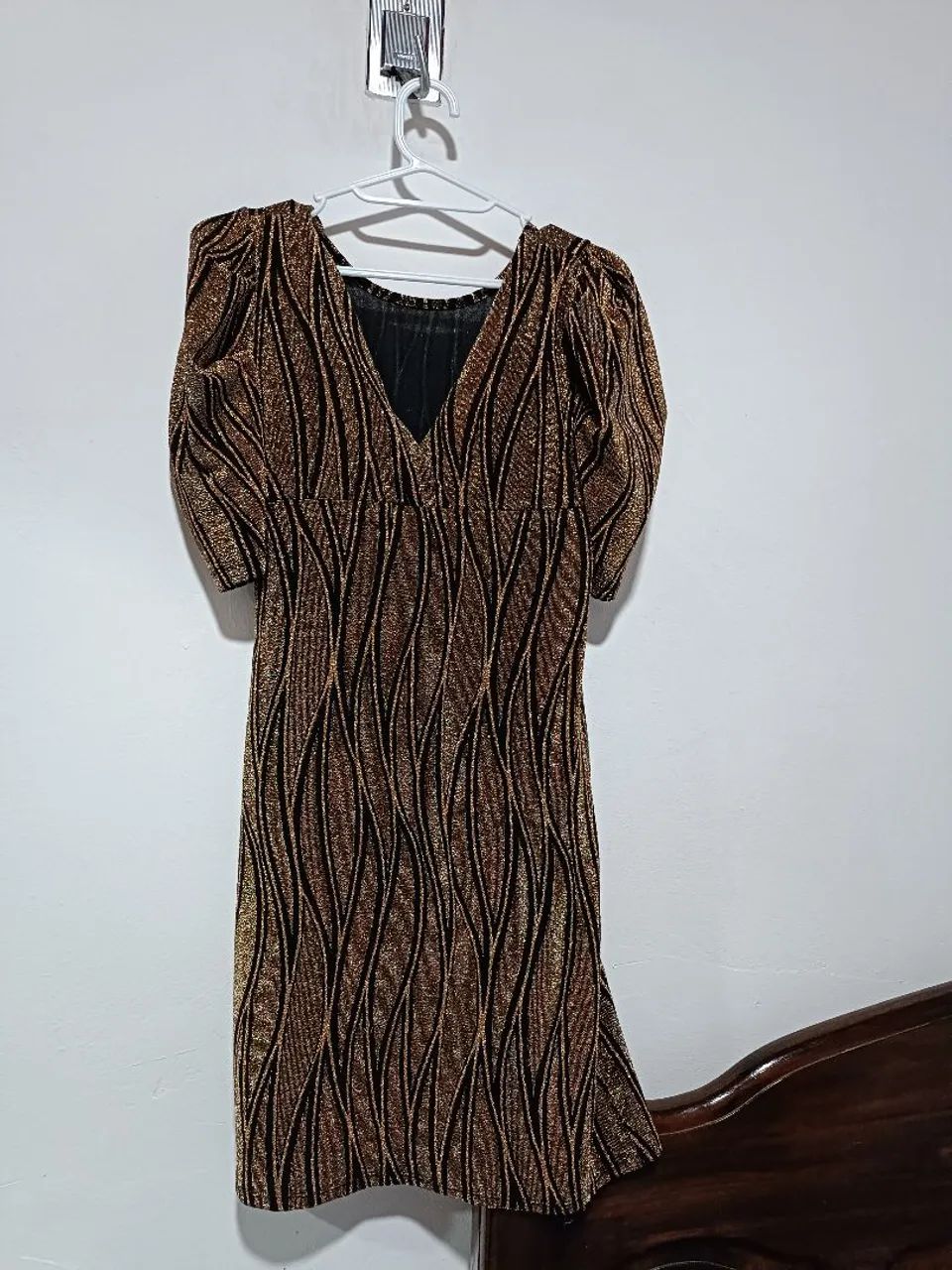 Vestido de Festa com brilho 