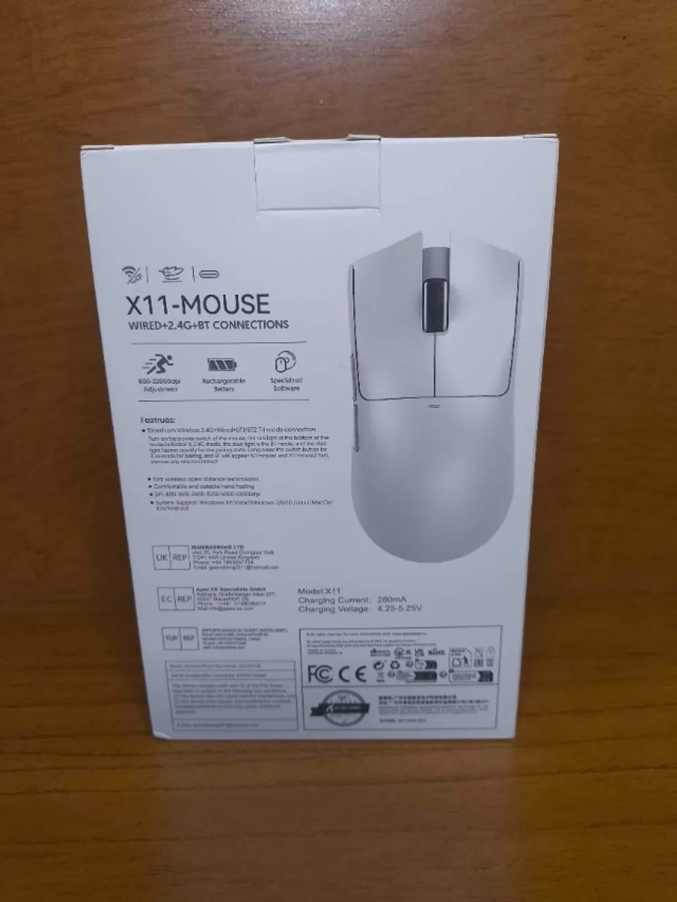 MOUSE ATTACK SHARK X11 BRANCO