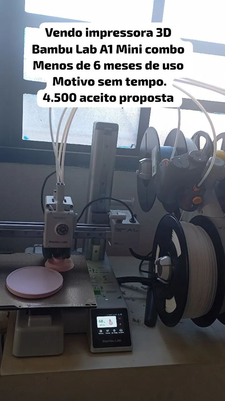 Impressora 3D bambú lab A1 Mini combo 