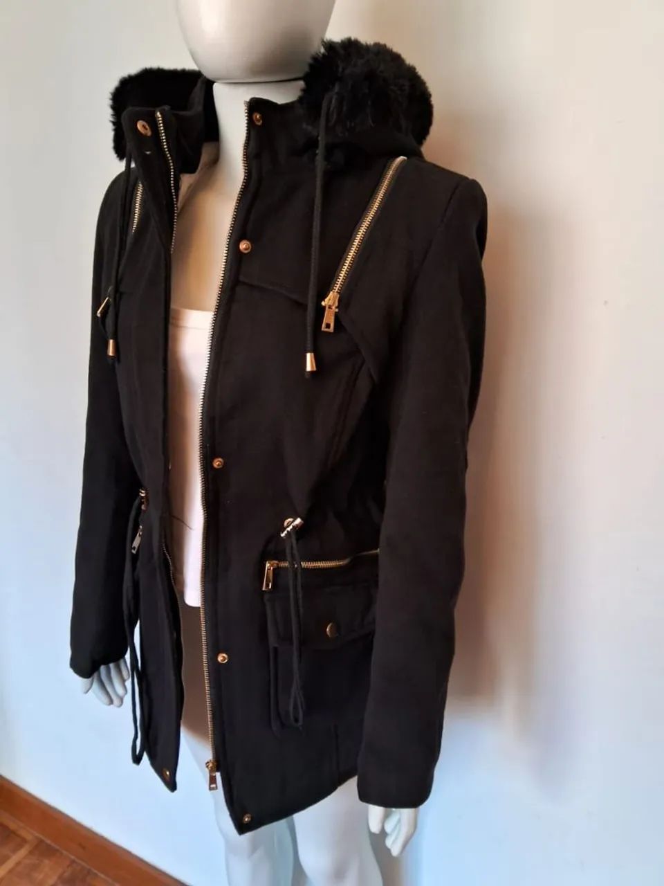 Parka Feminina Sarja Forrada  - Foto 4