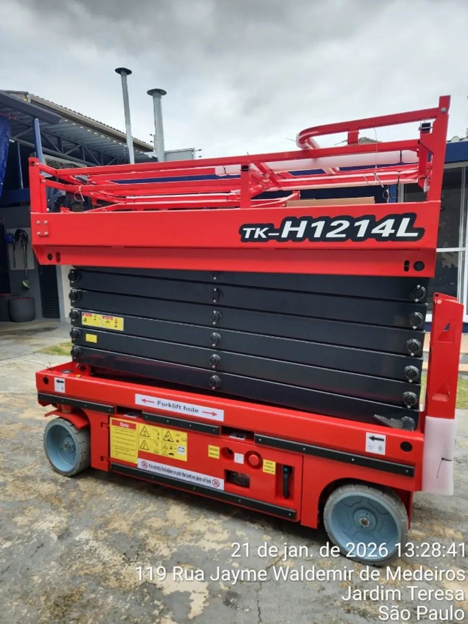 PLATAFORMA ELEVATÓRIA TIPO TESOURA TK-H1214L - Foto 3