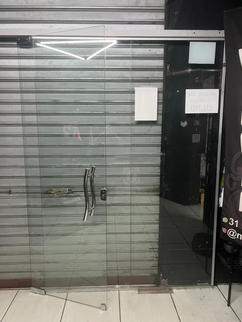 Selling complete glass door