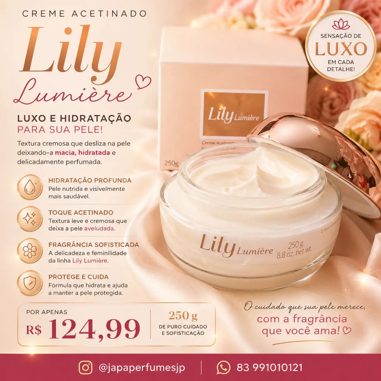 Hidratante Lily Lumière 