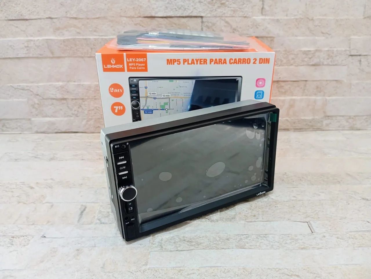 Multimídia Lehmox Bluetooth Mp5 2 Din 7 Polegadas - Foto 2