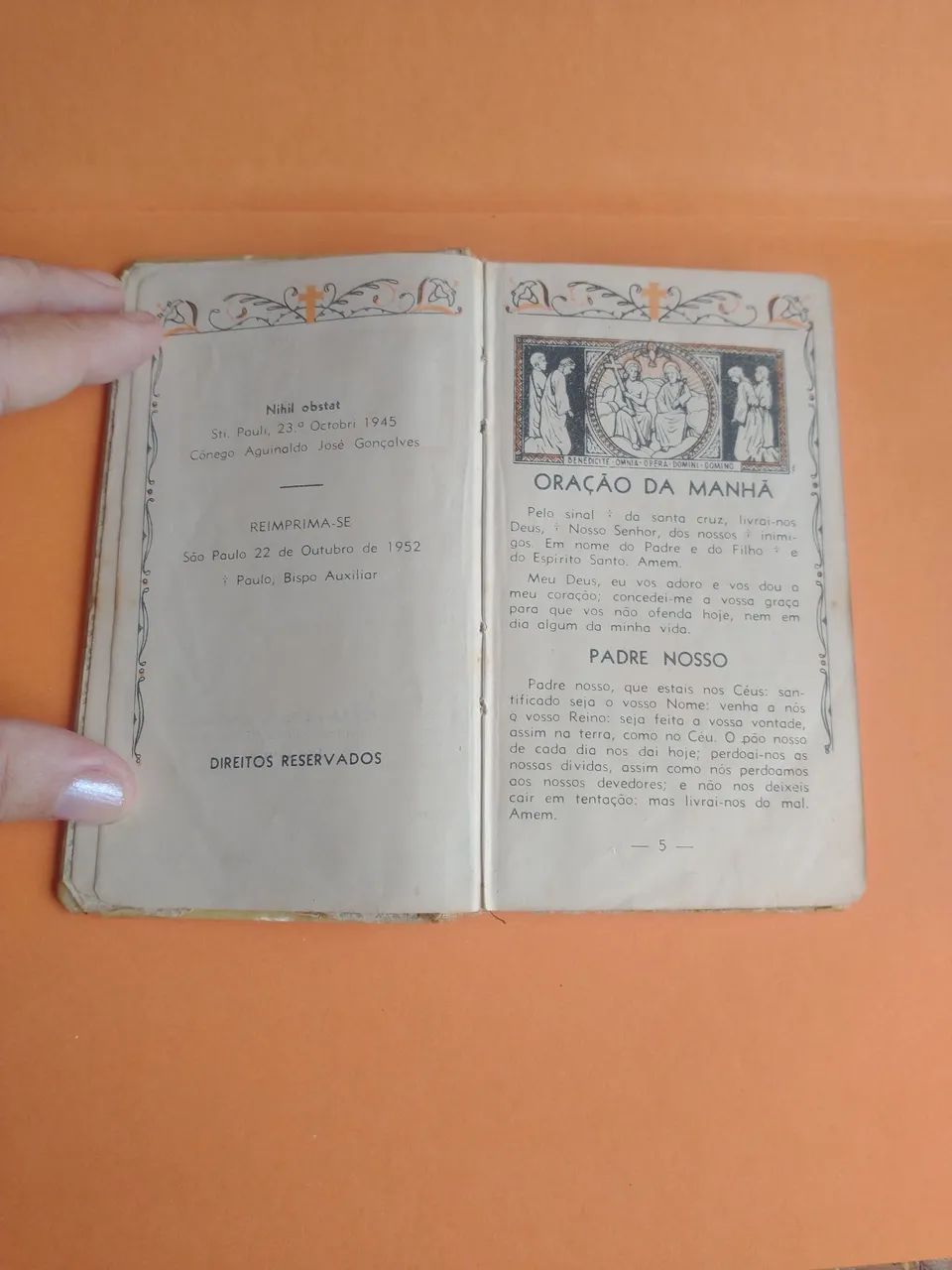 Caderneta de orações vintage - Foto 3