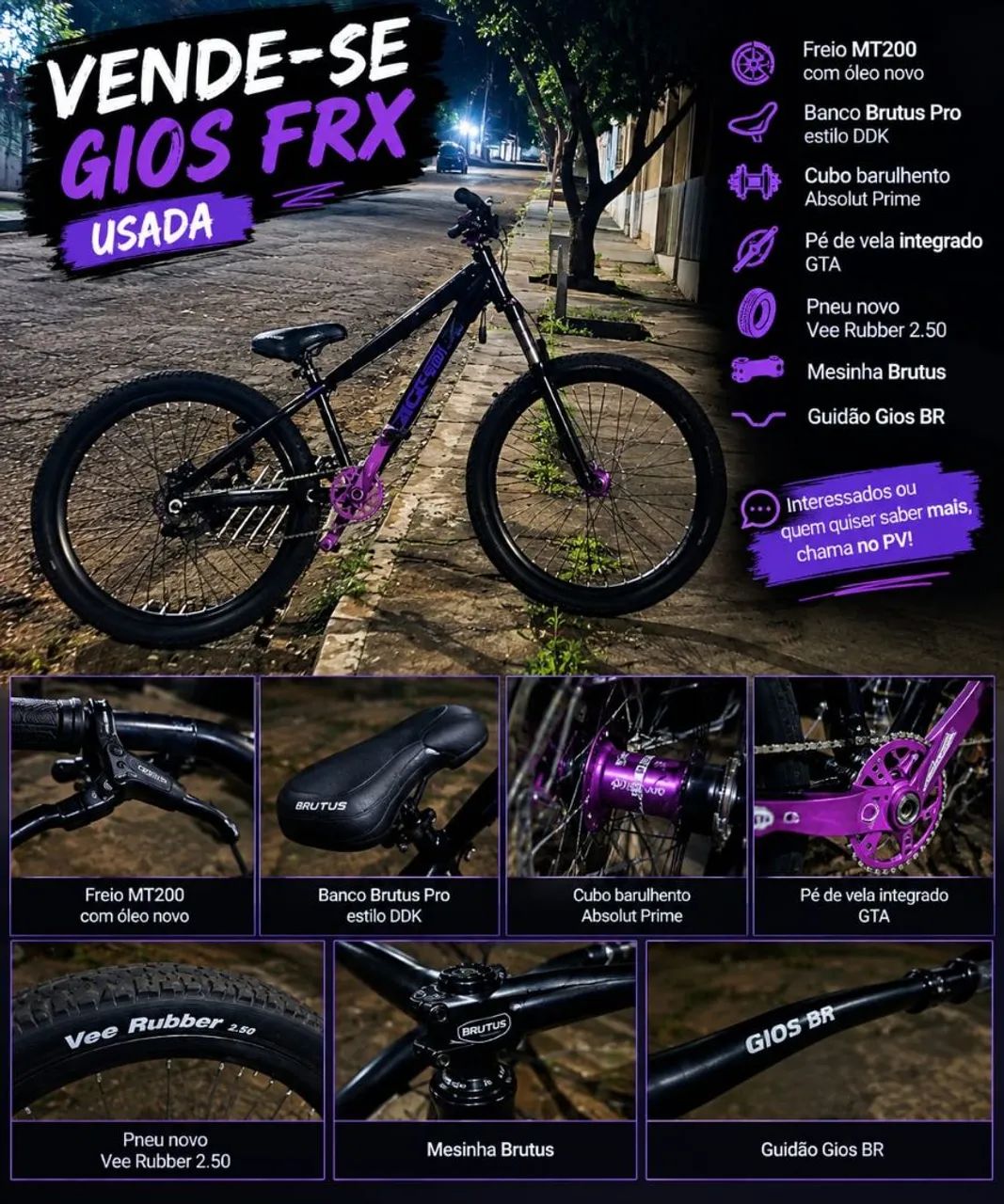 Gios Frx usada com nota 