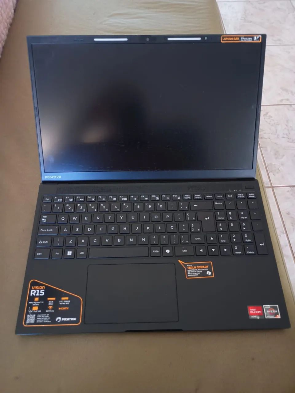 Notebook vision R15 ryzen 