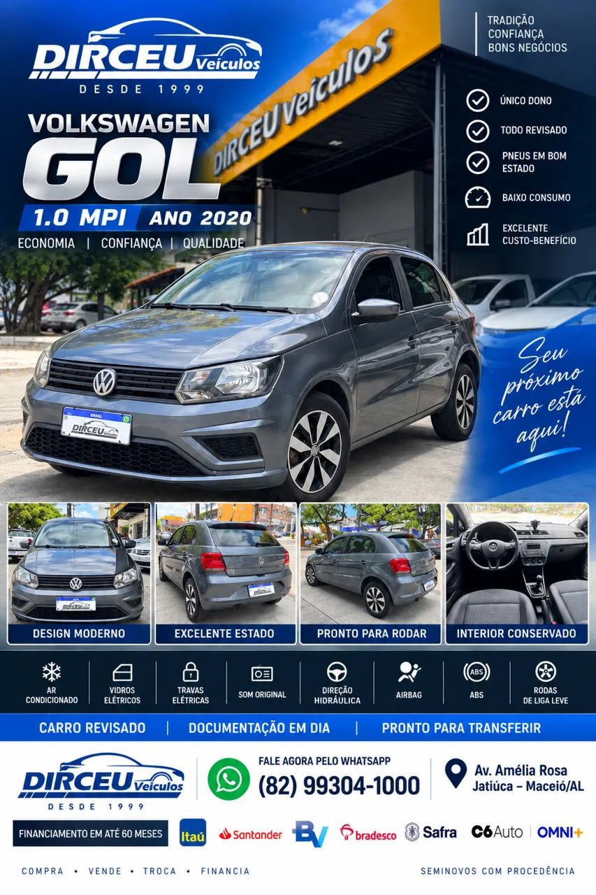 Volkswagen Gol GOL 1.0 FLEX 12V 5P 2020